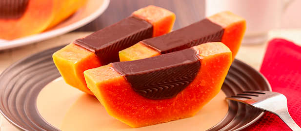 Pudding Pepaya Coklat Pudding Pepaya Coklat