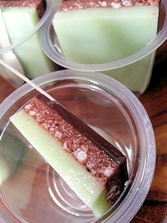 Puding Busa Lapis Cocopandan Tape Puding Busa Lapis Cocopandan Tape