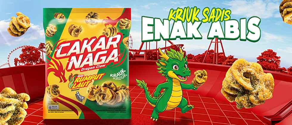 Snack Cakar Naga Rasa Rumput Laut banner