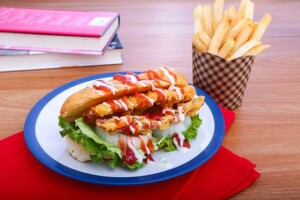 Crispy Smoked Beef Hotdog