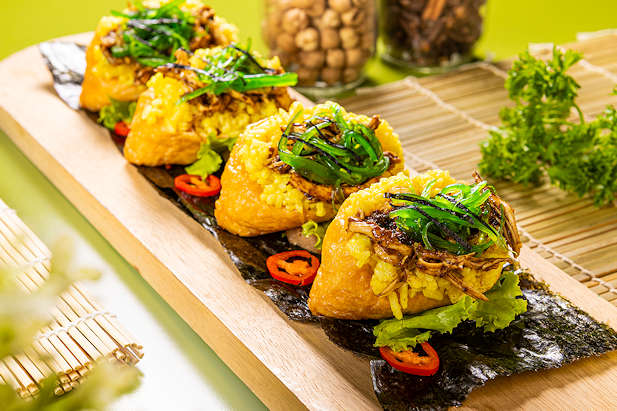 Inari Nasi Kuning Ayam Bumbu Bebek