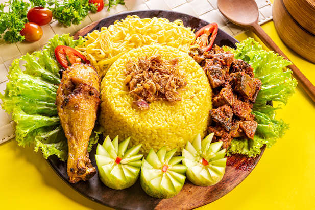 Nasi Kuning Sambal Ati