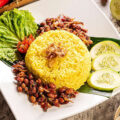 Nasi Kuning Teri Kacang