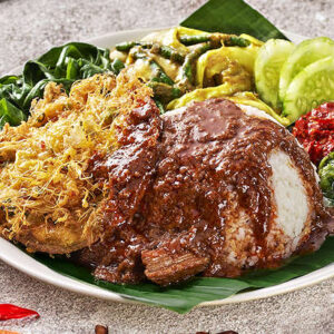 Spaghetti Rendang Rendang Ayam | Resep dari Dapur KOBE