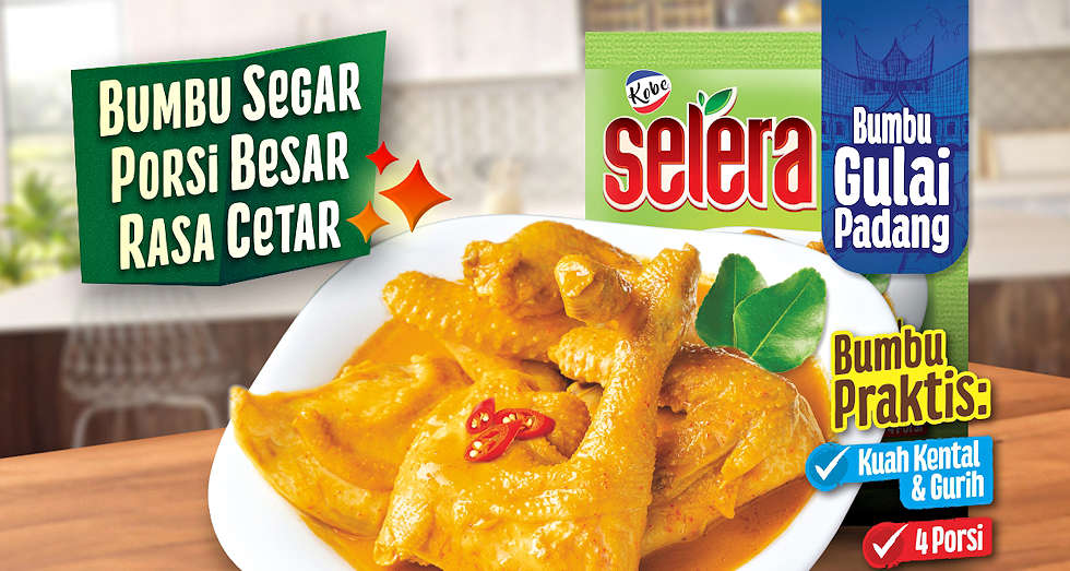 selera bumbu gulai padang banner