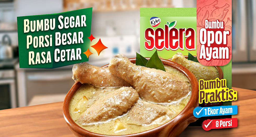 banner Opor Ayam dengan Selera Bumbu Opor Ayam