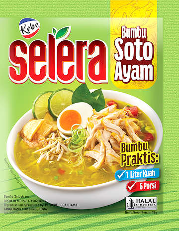 Selera Bumbu Soto Ayam sachet