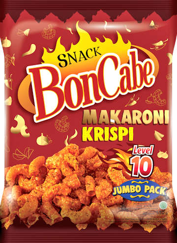 Snack BonCabe Makaroni Krispi, level 10
