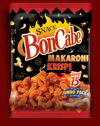 Sachet Snack BonCabe Makaroni Krispi Level 15