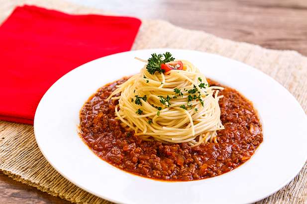 Spicy Spaghetti Bolognese