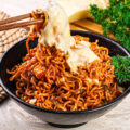 Steam Egg Spicy Noodles