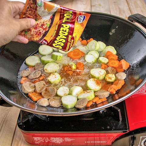 Resep Sup Oyong Soun Pedas Step 3