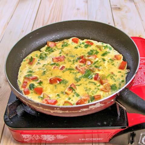 Resep Telur Dadar Makaroni Step 2
