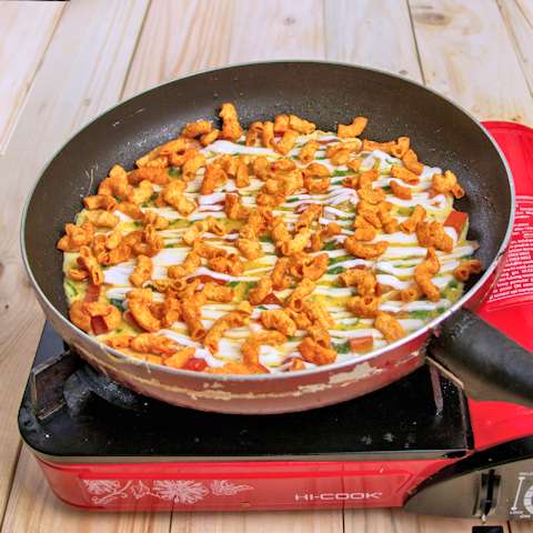 Resep Telur Dadar Makaroni Step 4