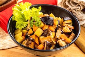 Tumis Kentang Jamur Sosis