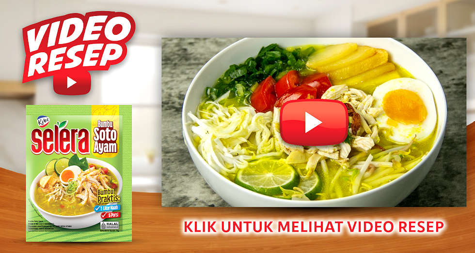 Video resep banner Soto Ayam dengan Selera Bumbu Soto Ayam